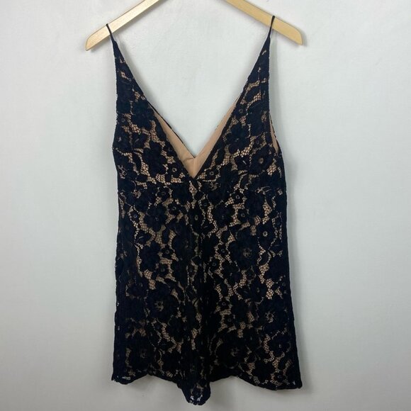 NWT‎ Free People Dangerous Love Black Lace Mini Dress Size 12 New With Tags Boho - Picture 9 of 14